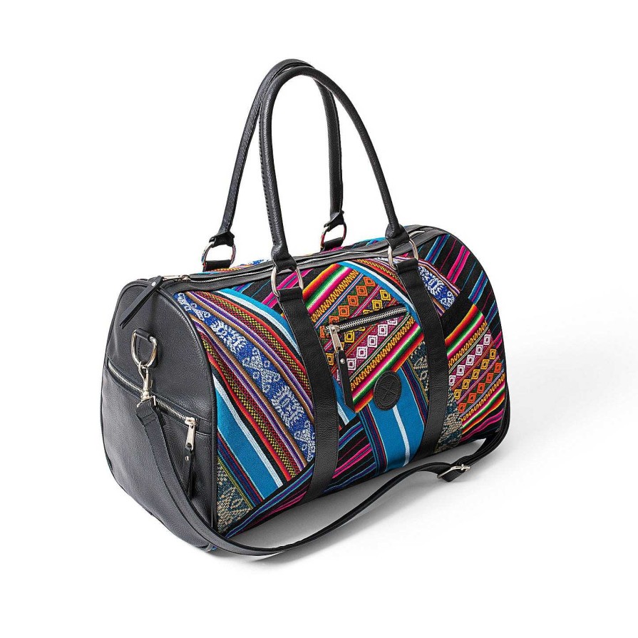 Accessories Inkkas | Bluebird Patchwork Weekender Duffle Bag