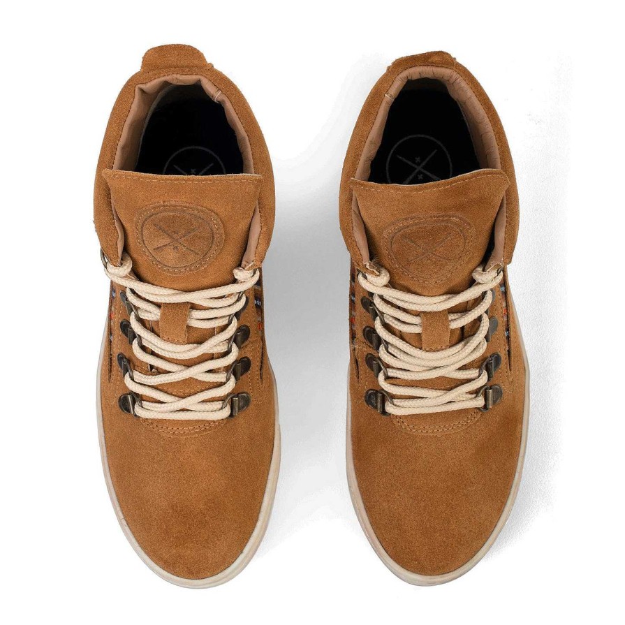 Boots Inkkas | Tan Suede Camping Boot