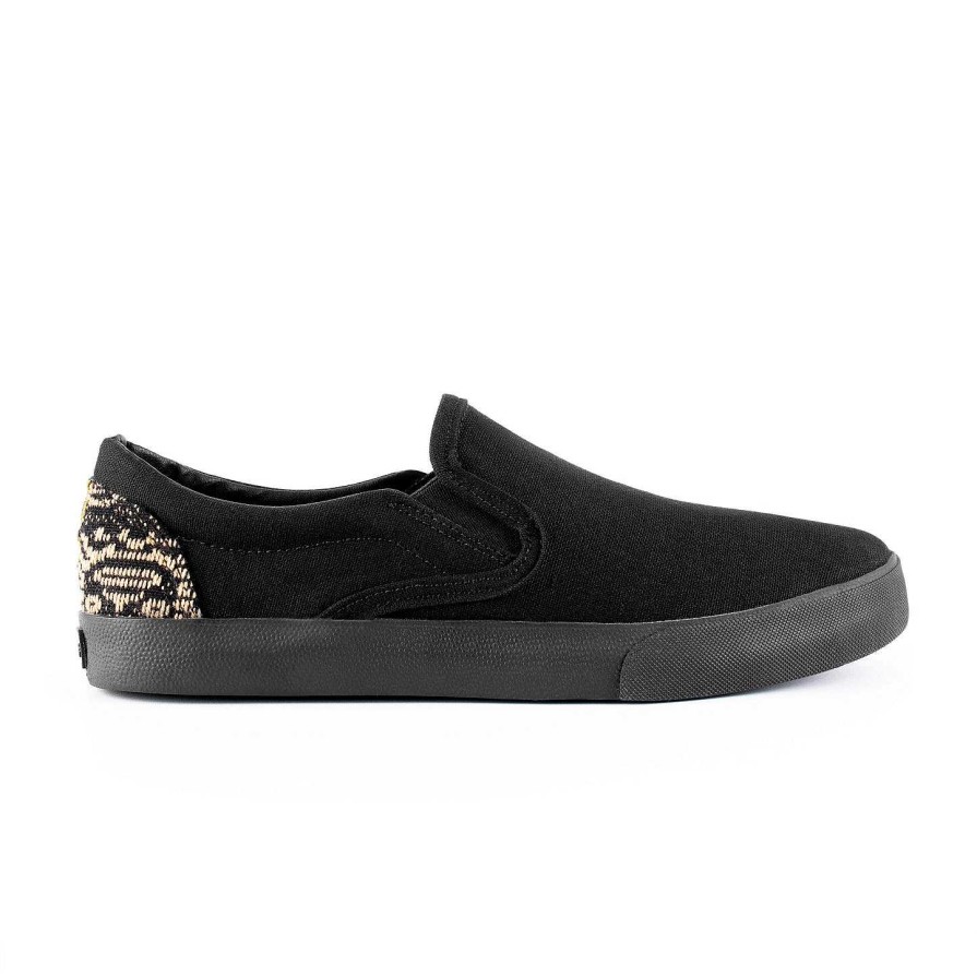 Slip Ons Inkkas | All Black Slip On (Shoe Art Contest)