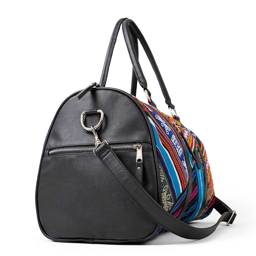 Accessories Inkkas | Bluebird Patchwork Weekender Duffle Bag